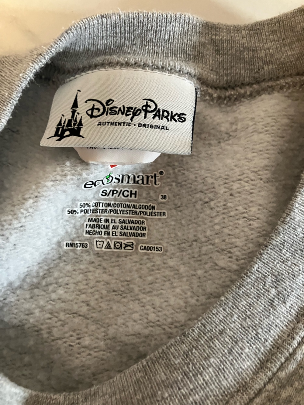 Disney Walt disney world grey Sweatshirt with Colorful Park Montage - Picture 6 of 8